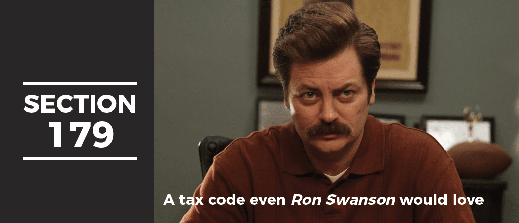 Irs Tax Code Section 179